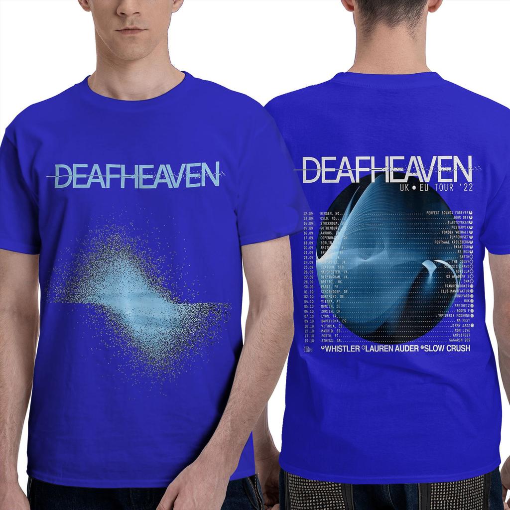 Deafheaven Band  T Shirt Men's  Pure Cotton Funny T-Shirt O Neck  Tee Shirt Short Sleeve Tops Gift Idea