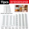 Non-stick Biscuit Mold Cookie Cutter Press Scale Ruler Cutting Mold Kitchen Baking Gadget DIY Biscuit Pastry Cake Baking Tool
