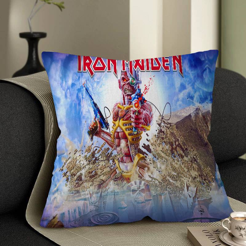 Band I-Iron Cool M-Maiden Pillow Cover Design Cushion Cover Decor Holiday Decorati