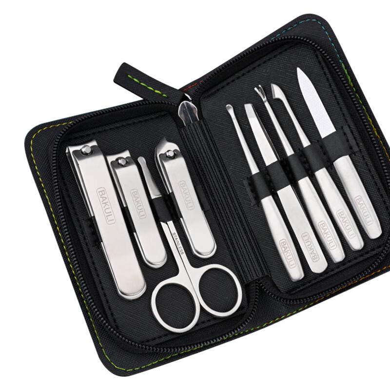 DOOKOO 9-Piece High Manganese Steel Nail Clipper Set