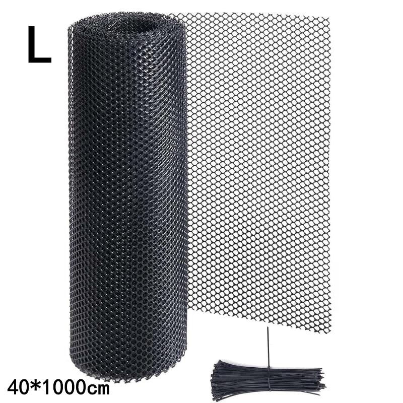 

Tree Trunk Protection Net Roll-White Plastic Mesh Netting with Cable Ties for Plant Support,Garden Tree Wrapping & Pest Preve S