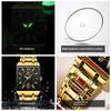 Square Men's Steel Strap Watch Business Calendar Quartz Waterproof Watch Watch