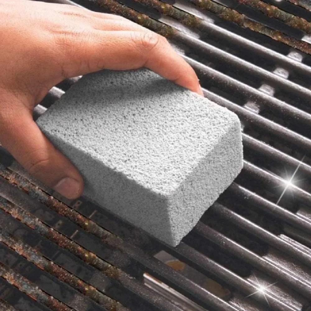 2025 Cleaning Stone Of Grill Crepe Brick Barbecue Floating Stone Scraper Brush To Remove Dirt From The Barbecue Kitchen New