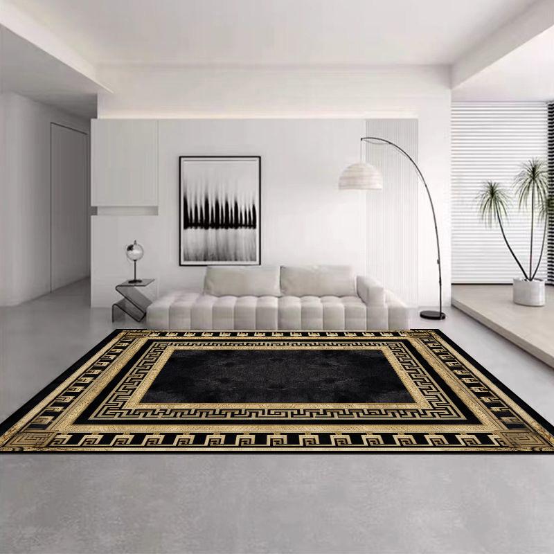 Modern Light Luxury Living Room Rugs Bedroom Nordic Style Decoration Carpet Washable Cloakroom Lounge Mat Non-slip 160x200cm