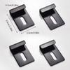 Glass Clamps Heavy duty Mounting Hardware Bathroom Glass Mounting set 4/6/8pcs
