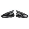 Carbon Fiber Style Black Rearview Side Mirror Cover Cap for VW JETTA MK6 Volkswagen Passat B7 Scirocco Beetle CC Eos Replacement