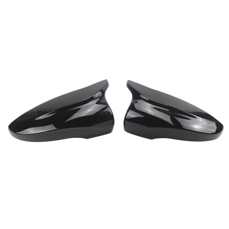 Carbon Fiber Style Black Rearview Side Mirror Cover Cap for VW JETTA MK6 Volkswagen Passat B7 Scirocco Beetle CC Eos Replacement