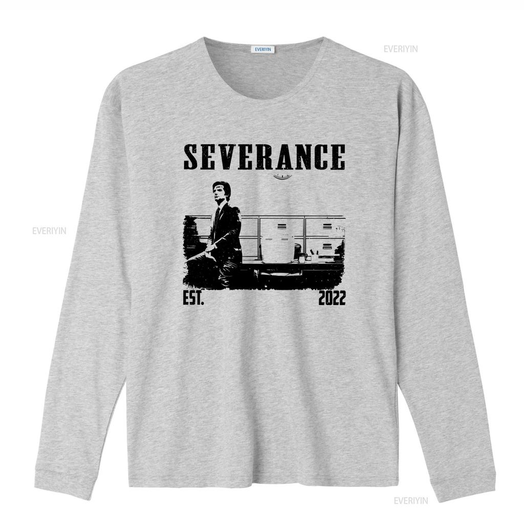 Severance TV Series Vintage Midcentury T Shirt for Men 2022 Est Print Crewneck Casual Vintage Washed Comfortable Homme