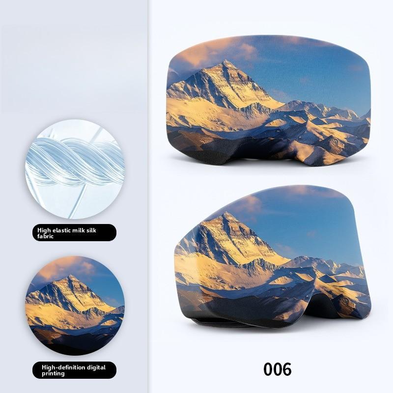 Xiaomi Winter Ski Snowboard Goggle Dust Cover Scenery Pattern Protective Lens Sleeve for Outdoor Winter Sports Accessories