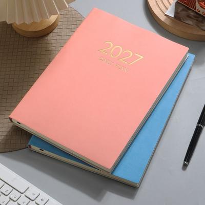 A4 2027 Dagelijkse Planner PU Hardcover Planner Nieuw Dagelijks Plan Notitieboek Kantoor Planning