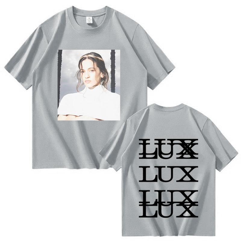 Rosalía LUX Tričko Nové Album Harajuku Grafické Oversized Pánské Dámské Krátký Rukáv Vrcholy Móda Pánské Pohodlné Volné Oblečení Dospívající