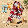 Asciugamano da Spiaggia con Stampa PAW Patrol, Asciugamano da Spiaggia Versatile Leggero Assorbente per Piscina Surf Yoga Bagno, Regalo Perfetto per Compleanno e Vacanze