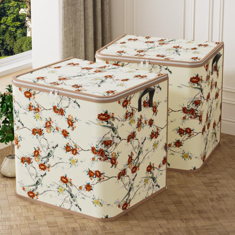 100L Domowa Torba do Przechowywania o Dużej Pojemności Materiał Niewytykany Organizer do Szafy Garderoby Może Być Używana do Przechowywania Kołder Ubrań Zabawek