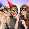 2026  Year Paper Glasses 6/12Pcs Festive  Year'S Eve Party Glasses Fun Po Props Party Eve Decoration Universal Size