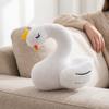 Realistice White Goose Plush Toys Soft Material Desktop Companion  Desktop Decoration