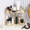 Transparent Desktop Corner Shelf Large Capacity Desktop Organizer Cosmetics Storage Holder  Home