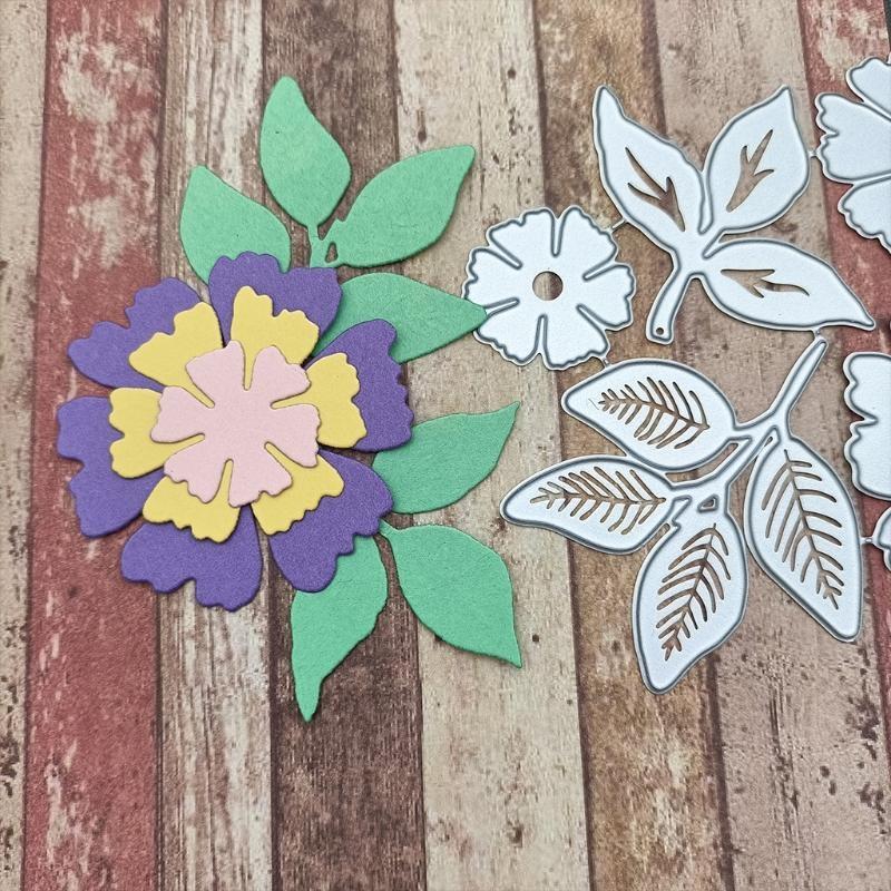 Flower Metal Cutting Dies Stencil DIY Scrapbooking Album Paper Template