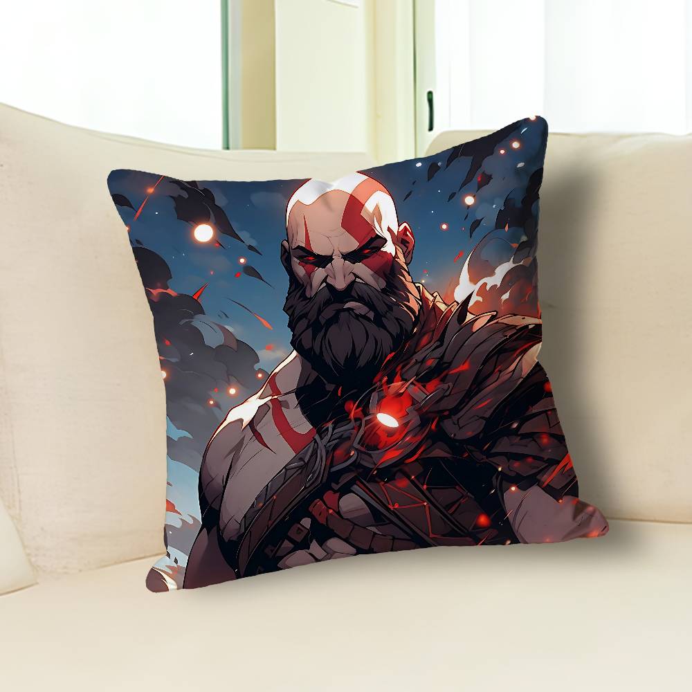 G-God of W-War Game Anime Celebrity Merchandise All-Match Printed Pillow Case Sofa Car Office Room Decoration Protector