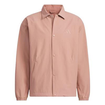 Casual Sports Series Single-Breasted Stand Collar Loose Comfortable Jacket Men Jacket Warm-Earth-Brown JN0115