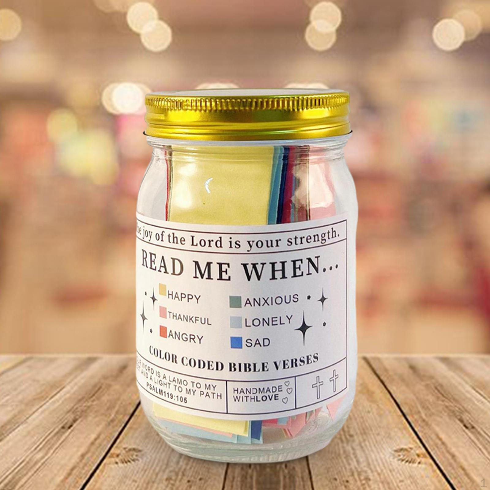 

Christmas Wishing Bottle Ornament Express Wishes and Blessings with Colorful Papers