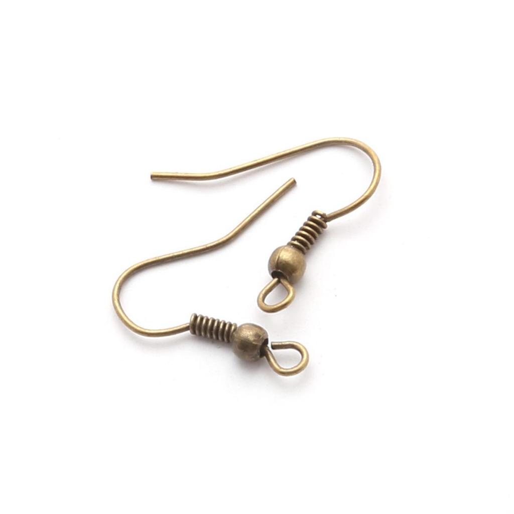 200 Handmade DIY Earring Kits: Silver & Gold Retro Ear Hooks Accessories