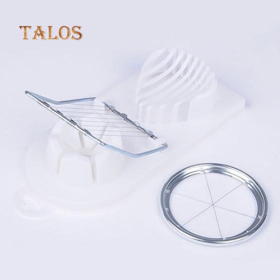 2 In 1 Multifunctional Home Tool Stainless Steel Cutter Chopper Peeler Egg Slicer Kitchen