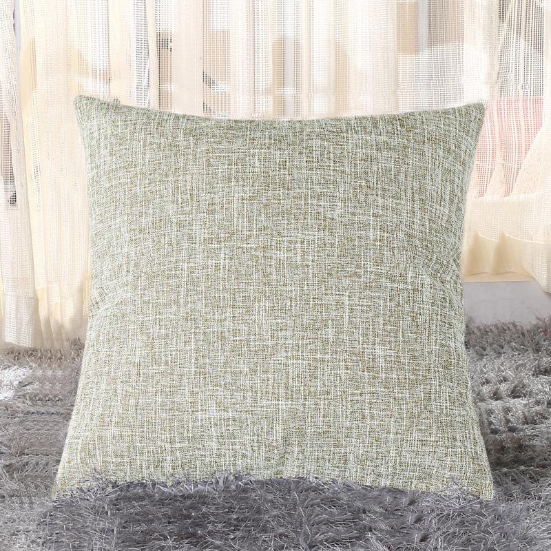 Ins Style Thick Linen Pillow Case Sofa Cushion Bedside Soft Bag Cushion Pillow