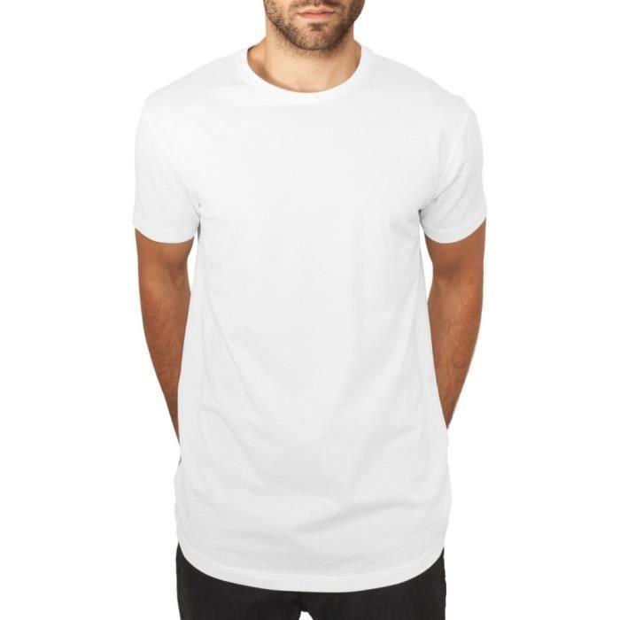 T-shirt long - Urban Classics - SHAPED - 100% coton - Look urbain - Pour homme