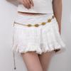 Atmospheric metal waist chain, women's adjustable dress waist, multi-layer premium chain belt.