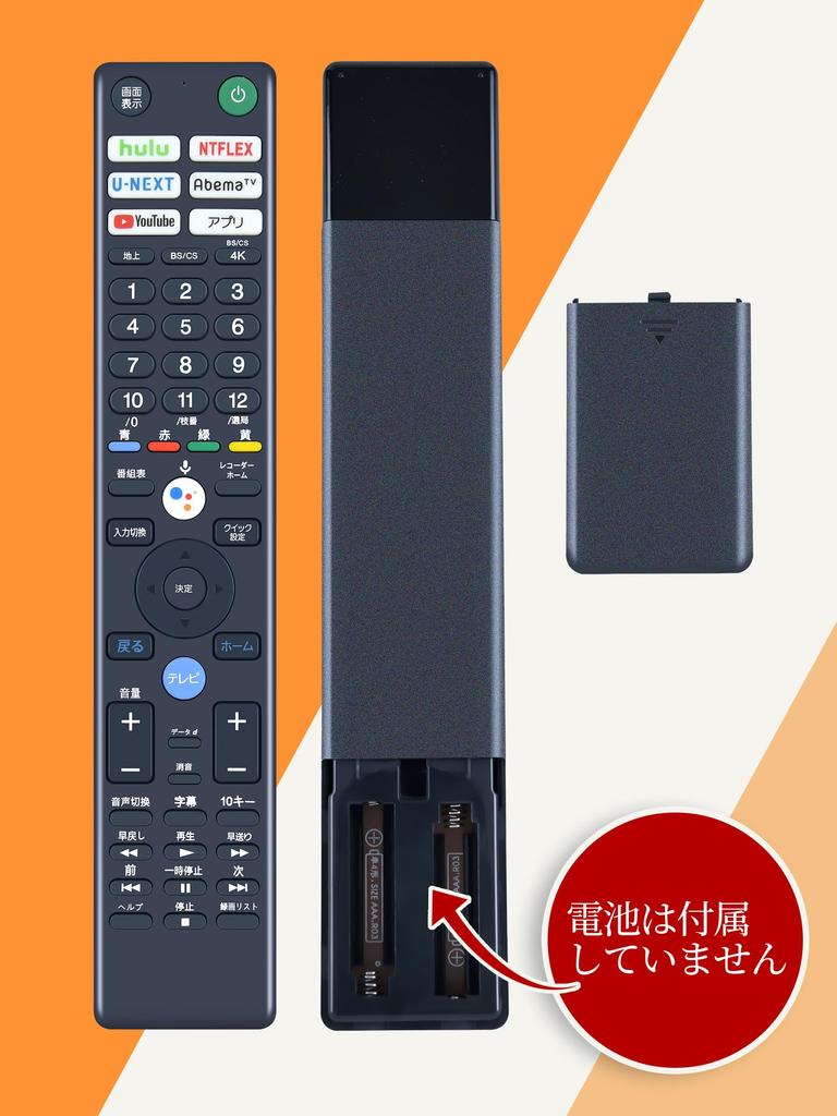 AHTHA TV Remote Control for SONY Sony TV Replacement Remote Control Audio RMF-TX410J (no Function)