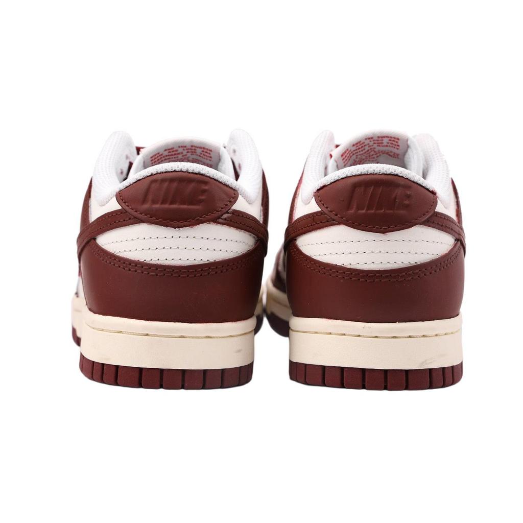 Nike Dunk Leather Coverage Slip Resistant Low top Skateboard Shoes Women's Red HJ3491-161(Team59-SBOX)