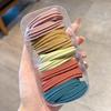Colorful Hair Elastics Ties Band Ponytail Holders Rope Scrunchies Hoop Hairband for Woman Men Girls Thin Hairstyle Accessory