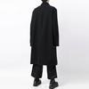 Y-3 FW21 Logo Solid Color Polo Neck Long Sleeve Coat Men Coats Black HB3378