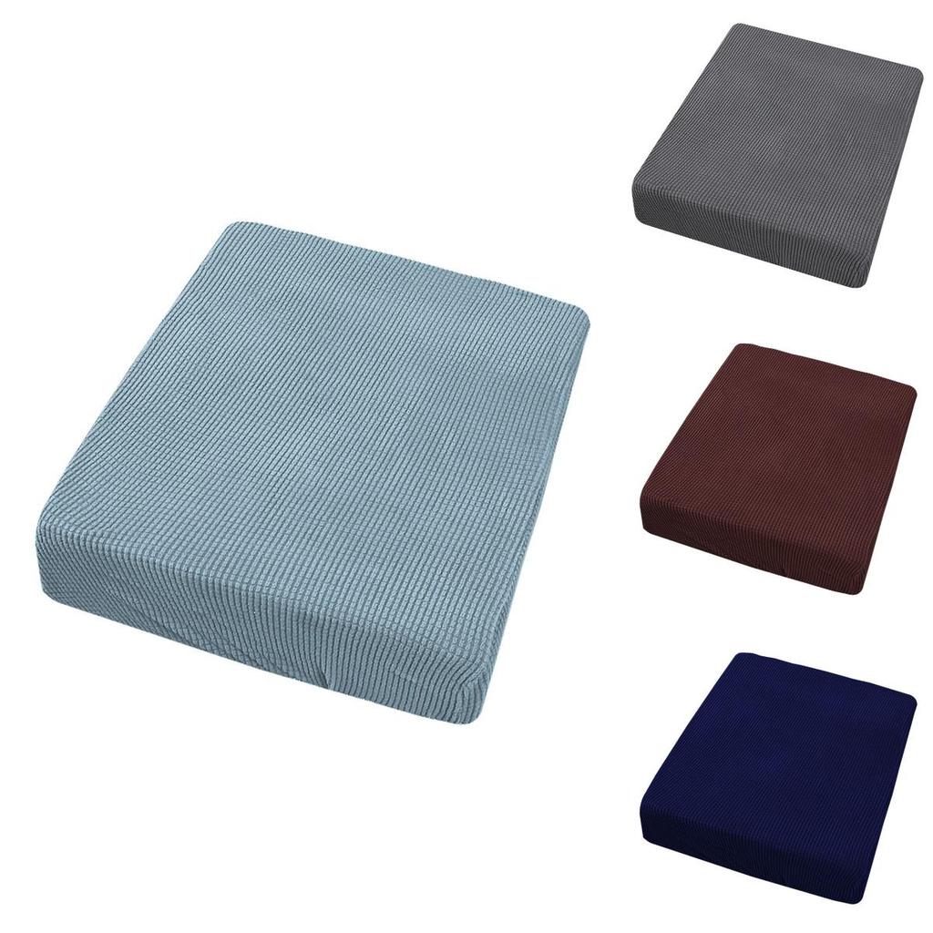 Stretchy Couch Seat Cushion Cover Soft Hand-feeling Easy To Fit Protector