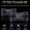 HASSNS T47 Bottom Bracket BSA Mtb Central Movement DUB Bicycle Hollowtech Central Movement Mountain Bike Ceramics BB 68-73MM