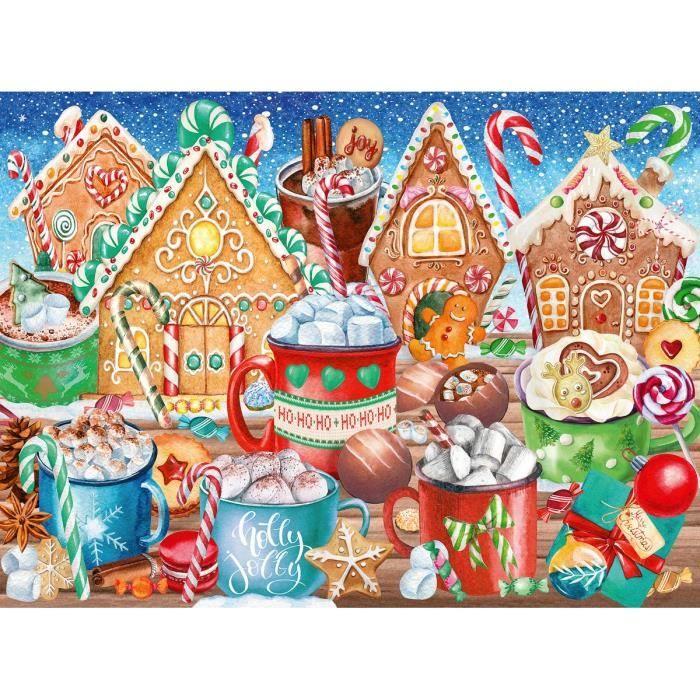 Puzzle Ravensburger Candy Canes and Cocoa (200 XXL) - Dessins Animés Et BD - 500-750 Pièces