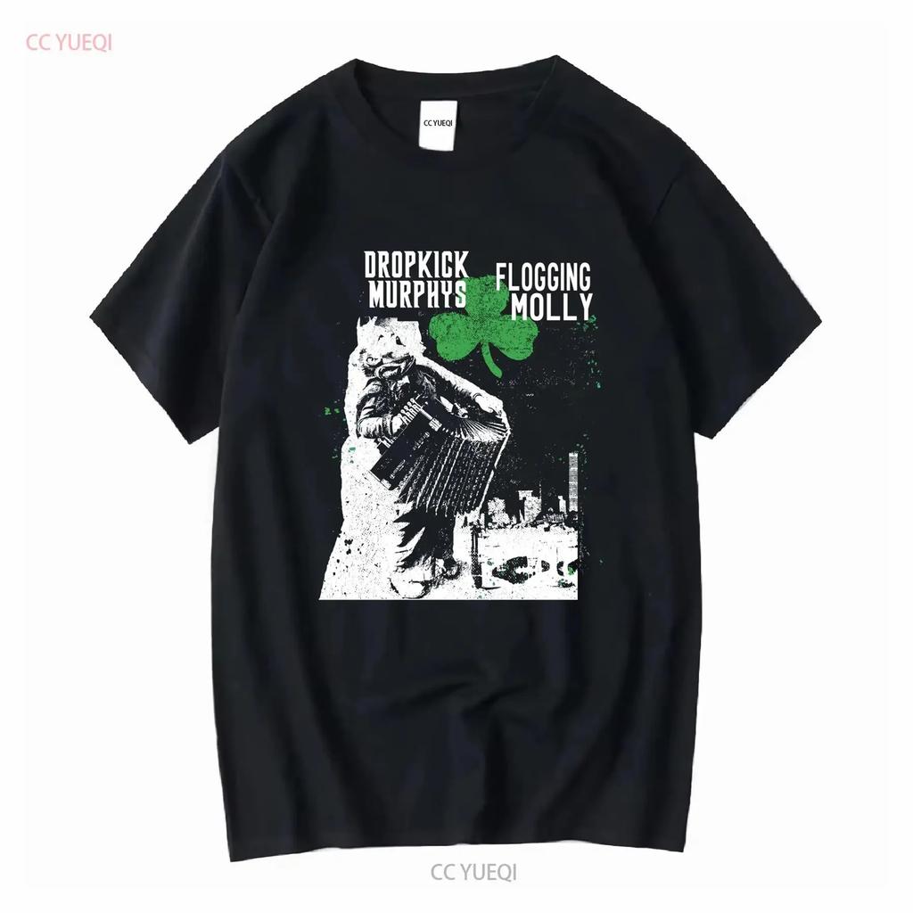 Dropkick Murphy Flogging Molly 2018 Tour T Shirt Mens XL Made in USA long or short sleeves vintage Washed Slightly fashion Soft