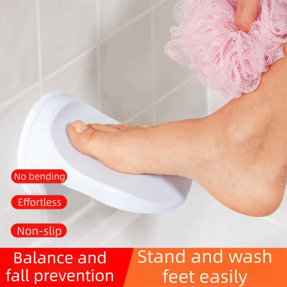 Suction Cup Shower Foot Rest Grip Holder Leg Shaving Footrest Ergonomic Shower Step Wash Feet