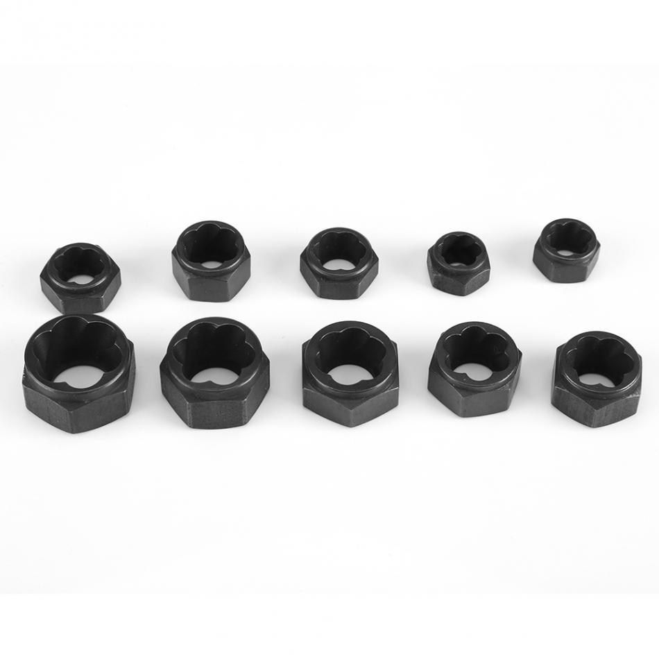 Ten-Piece Nut & Bolt Extractor Set