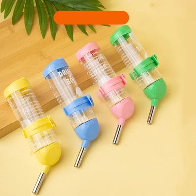 Pet Water Bottle,250ML Pet Drink Stainless Steel Automatic Water  Bottle Rabbit Hamster