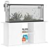 VidaXL Aquarium Stand White 121x41x58 Cm Engineered Wood 833615