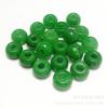 Large Hole Dry Green Jade Abacus Beads for DIY Jewelry Accessories