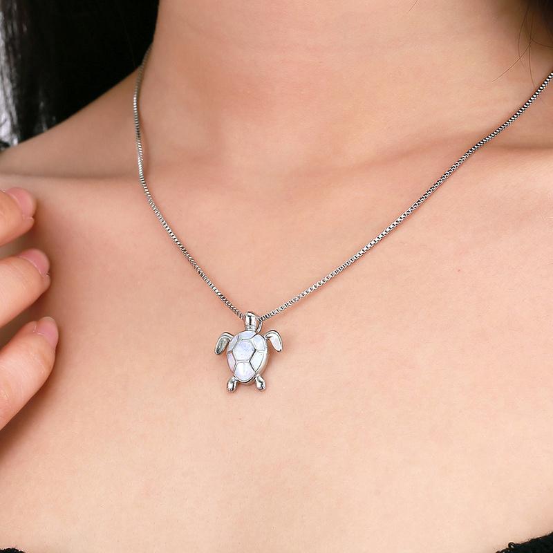 Colliers Pendentifs Tortue Simples Créatifs Pour Femmes Filles Polyvalents Exquis Mignons Accessoires de Bijoux Colliers Cadeaux