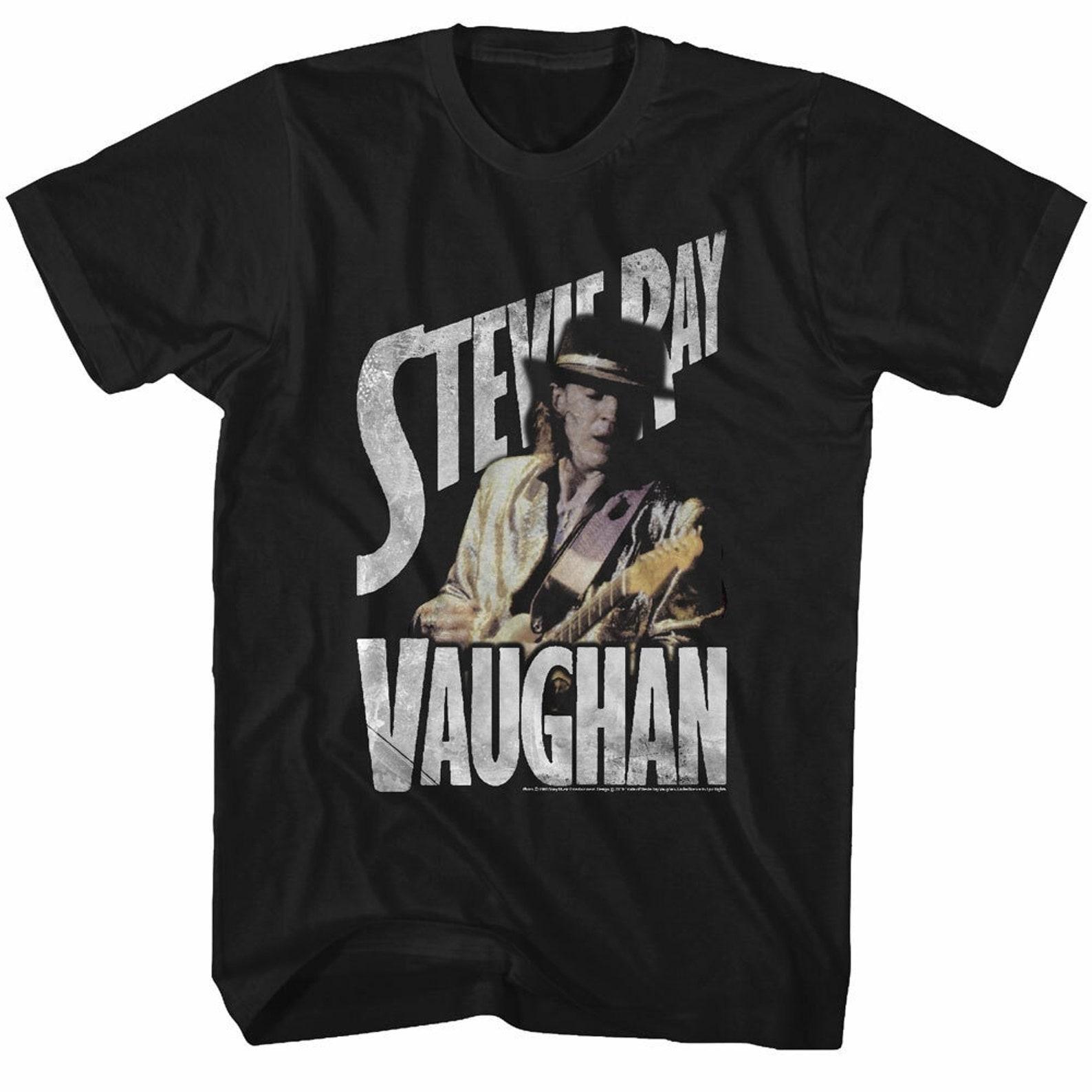 Stevie Ray Vaughan Ol Steve Black Adult T-Shirt XL