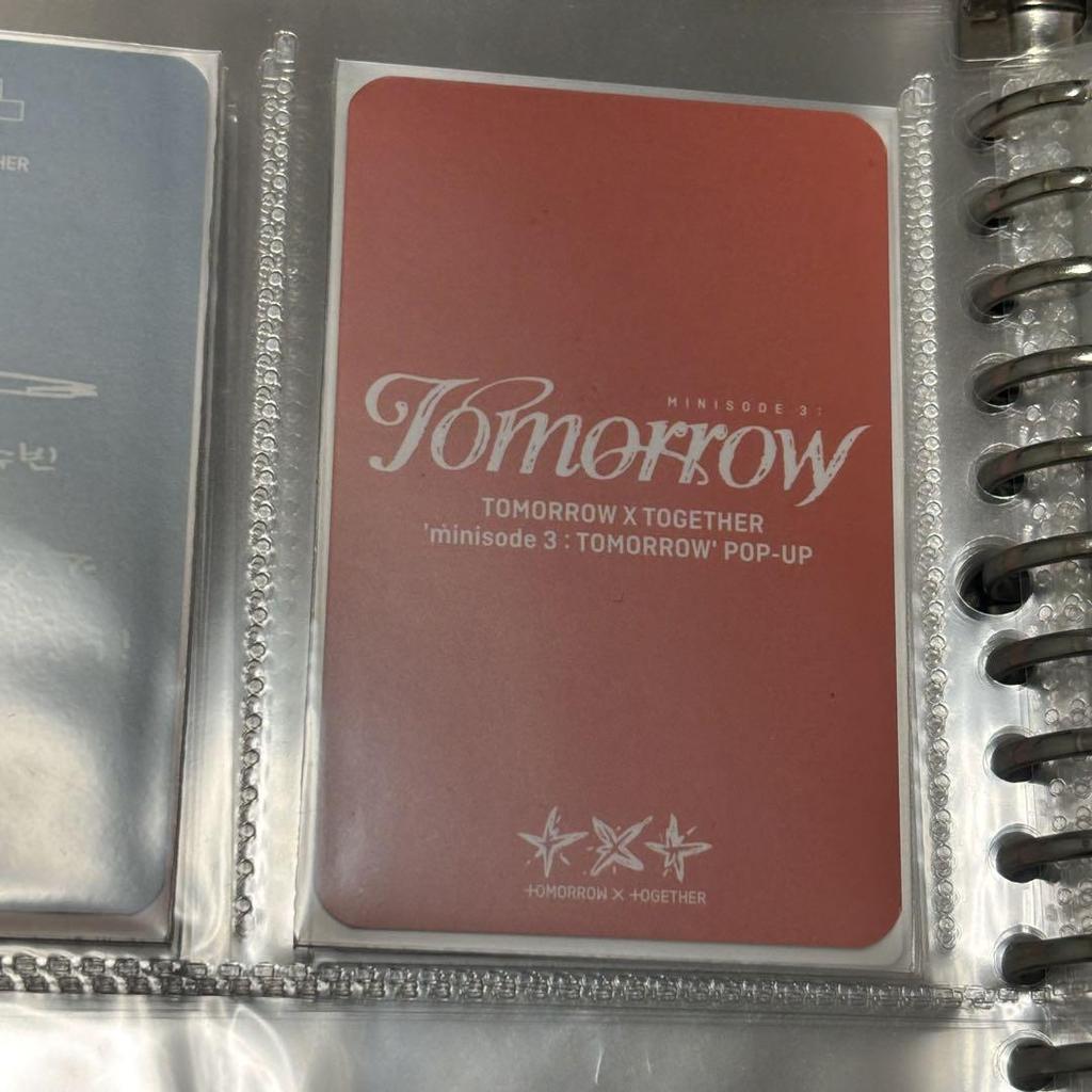 [USED] Official TXT Yeonjun POP UP Lucky Drop Trading Card Tomorrow