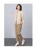 Women's Spring/Autumn Loose Baseball Jacket - Button Cardigan Top for Middle-Aged Moms (2025 Collection)