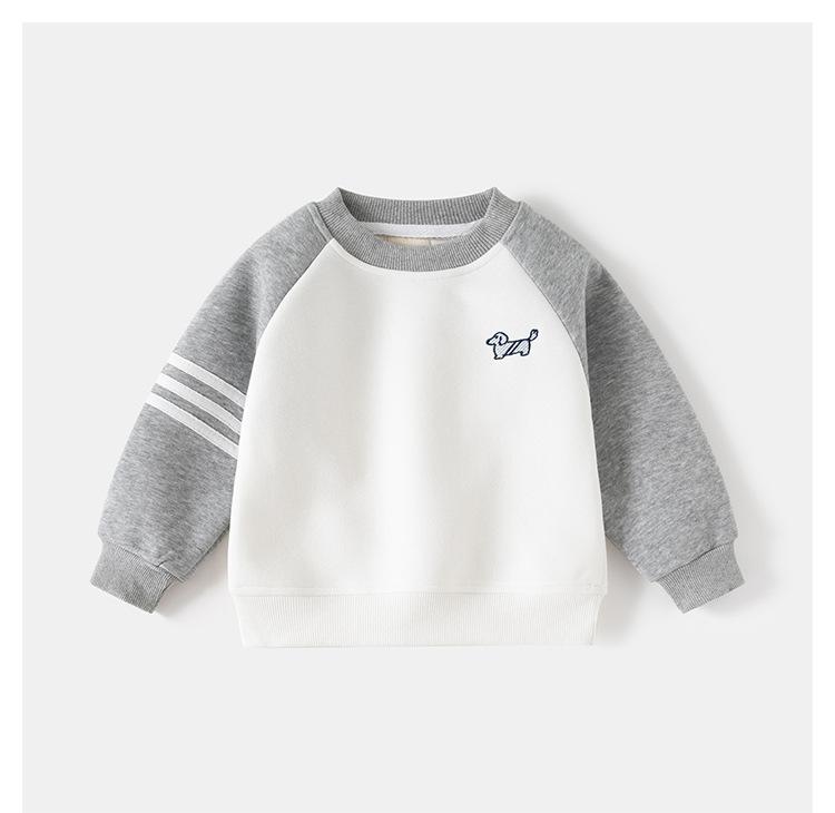 Boys Autumn Sweater Set 2025 New Spring and Autumn Children's Clothing Treasure Children's Medium and Older Children's Clothes Top Autumn Trend