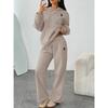 2026 SU Embroidered Hoodie Sweatshirt Pants Set Casual Unisex Streetwear Teens Couples