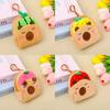Fruit Plush Capybara Coin Purse Headphone Data Cable Storage Bag Gift Pendant