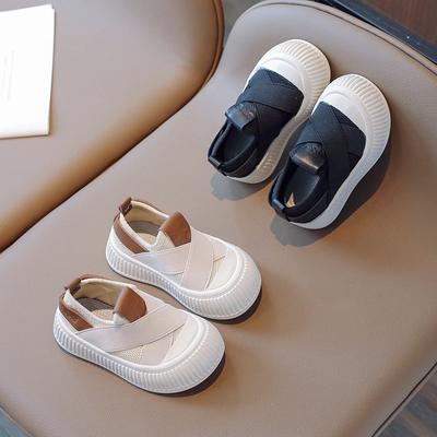 Girls' Canvas Shoes, New Spring and Autumn Models, Non-slip Children's Soft-soled Kindergarten Shoes, Casual Baby Girl Sneakers